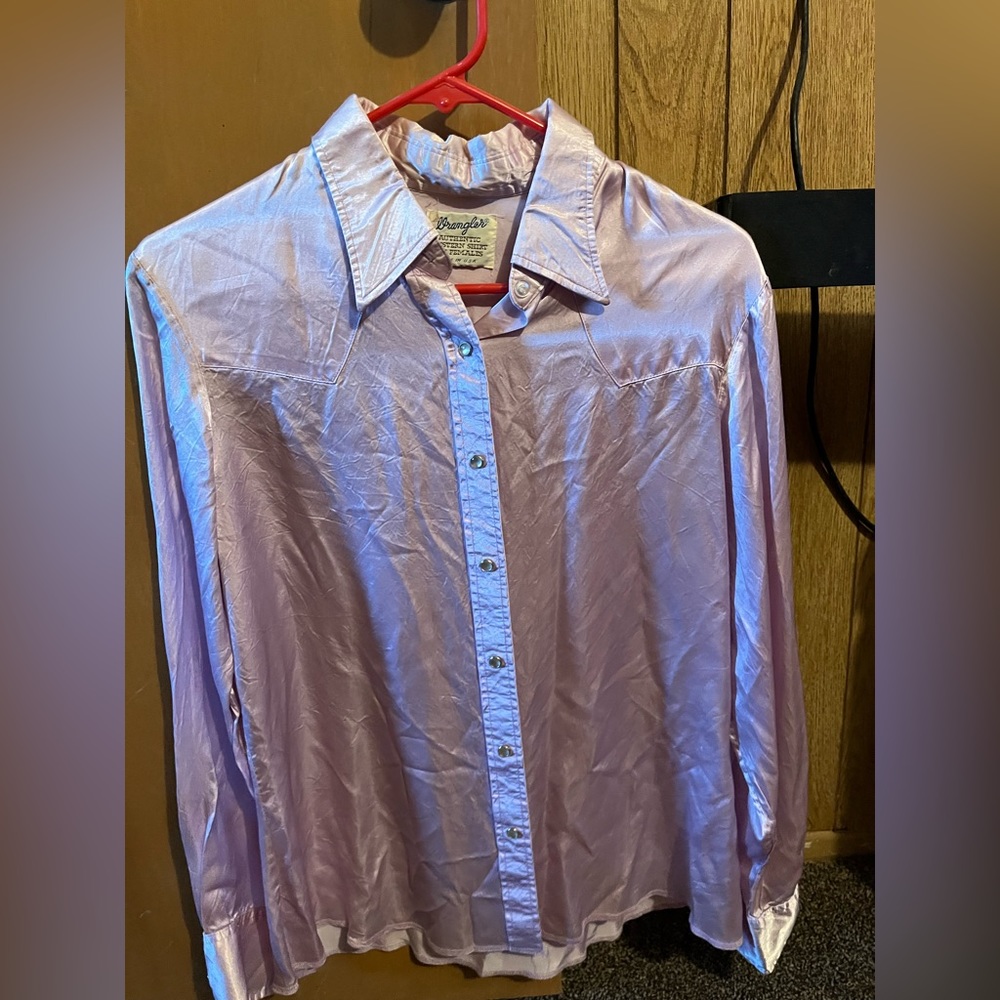 Vintage Wrangler Pearl snap button up